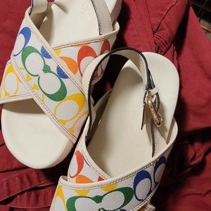 SANDALS. Part of Coachs Pride collection.